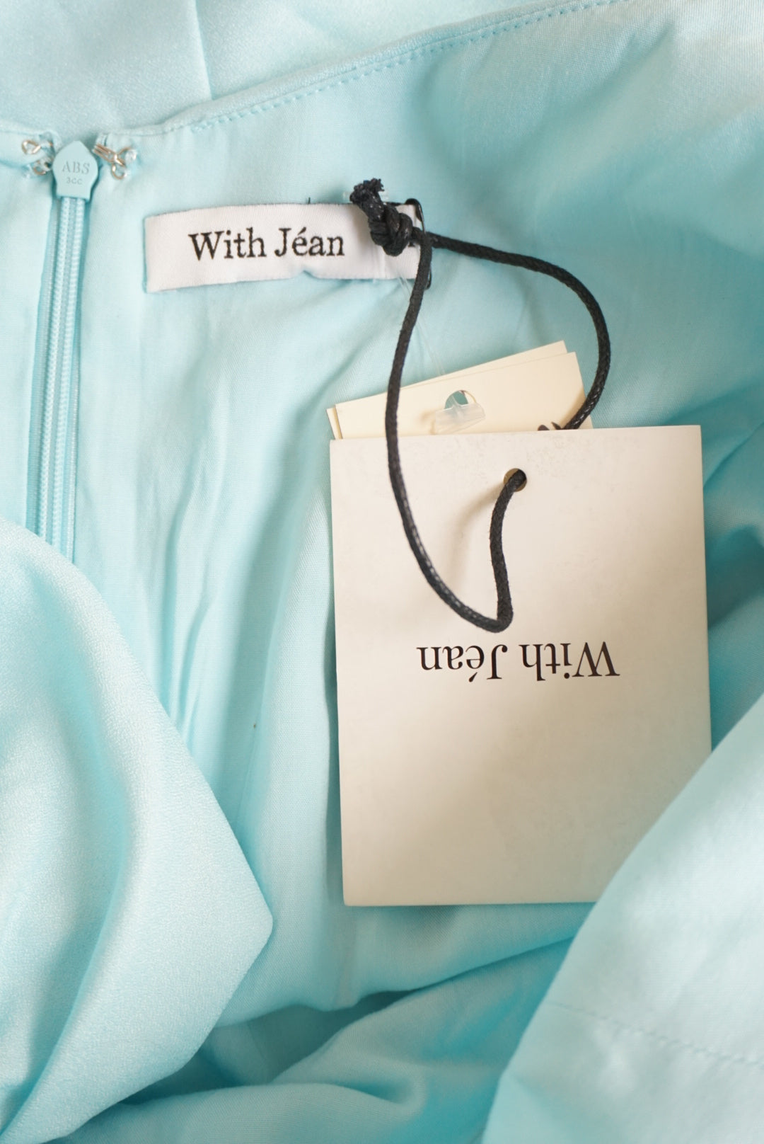 With Jean Sweetheart Baby Doll Sky Blue Dress NWT - Size Medium