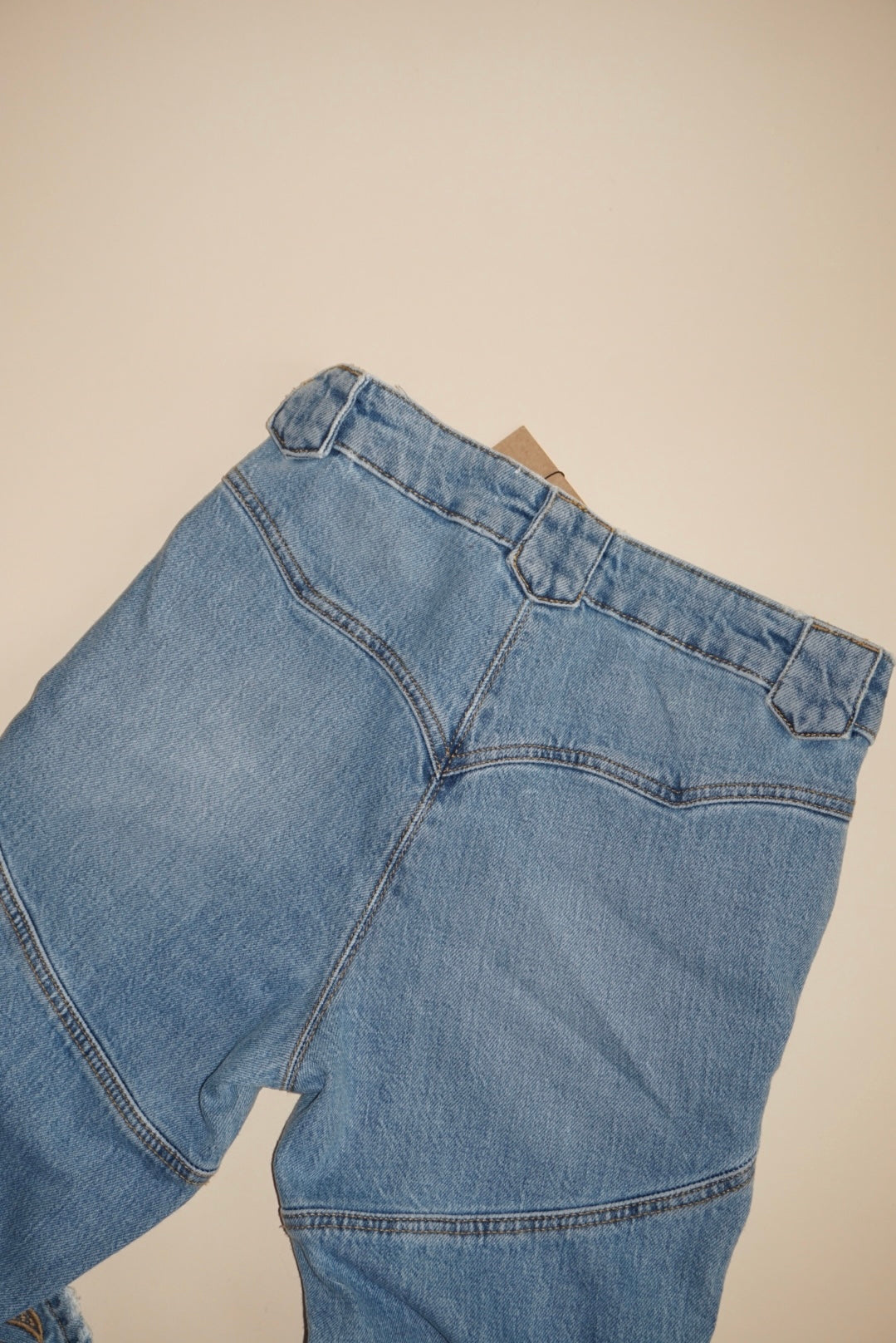 Understated Leather Cowboy Studded Jeans NWT - Size 25