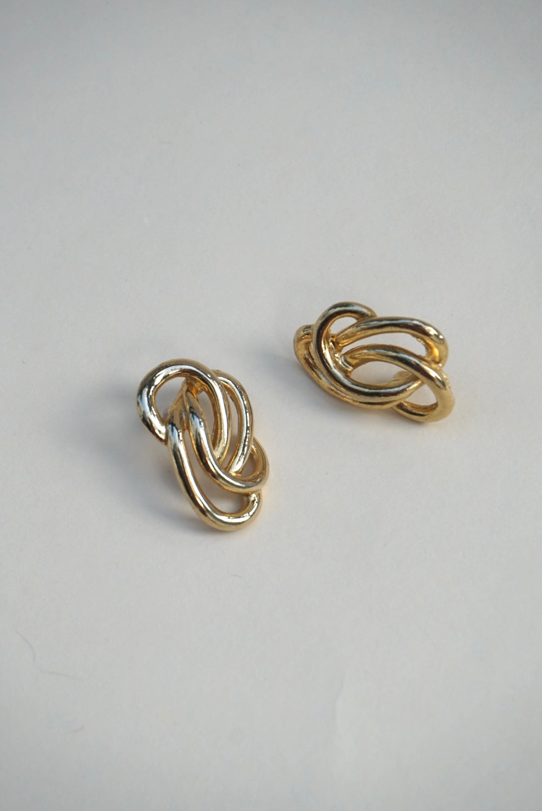 Twisted Knot Costume Earrings