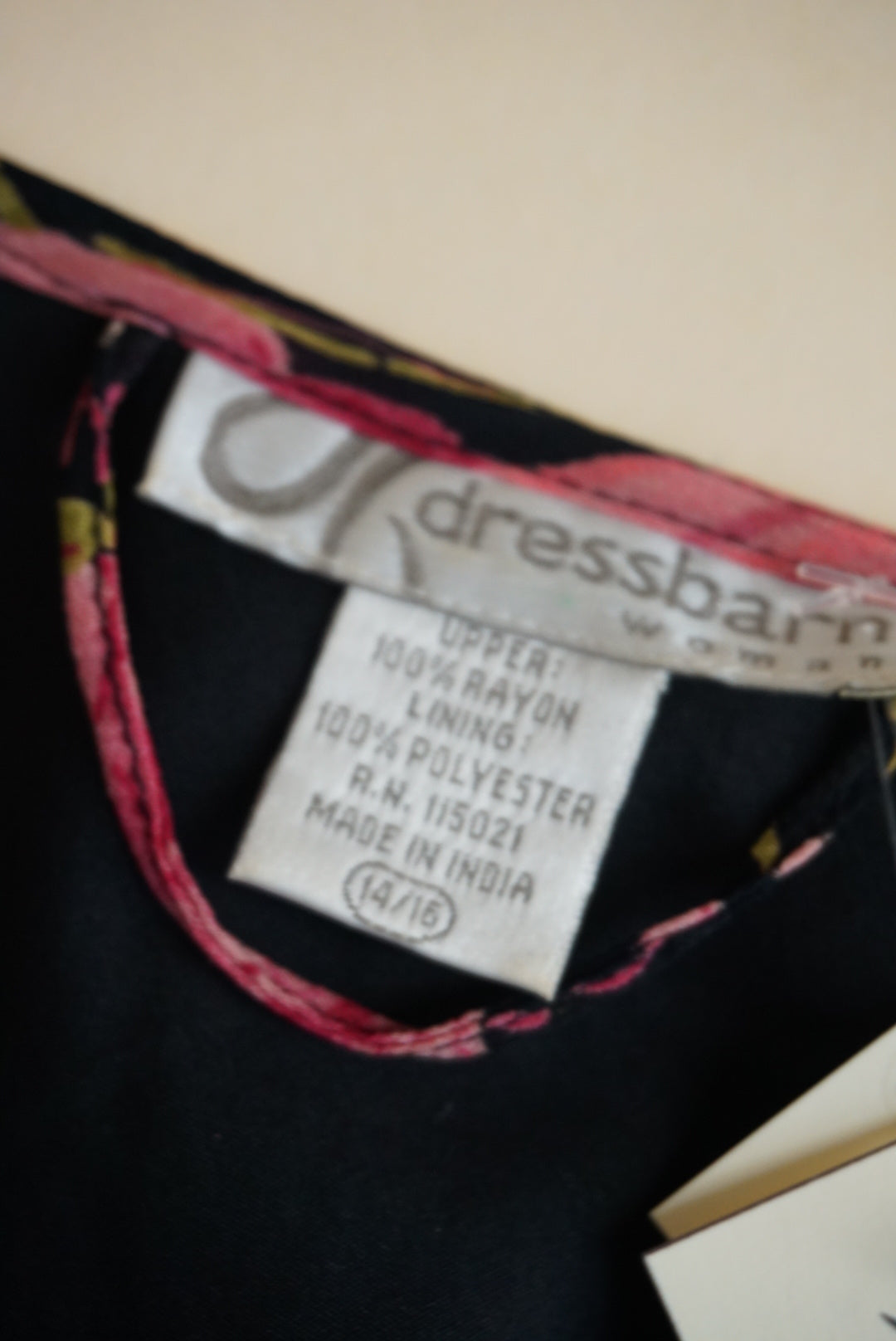 Dressbarn Floral Vintage Beaded Maxi Dress - Size 14/16