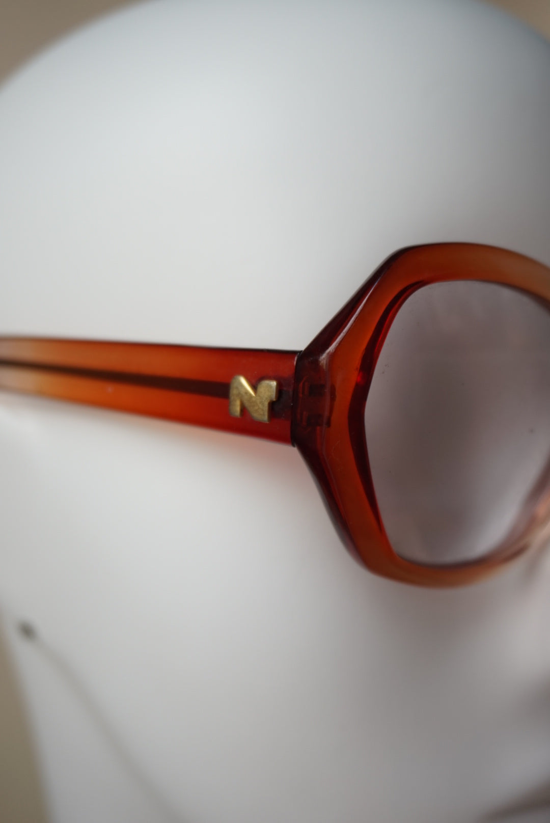 "Nina Ricci" Vintage Ombre Large Sunglasses
