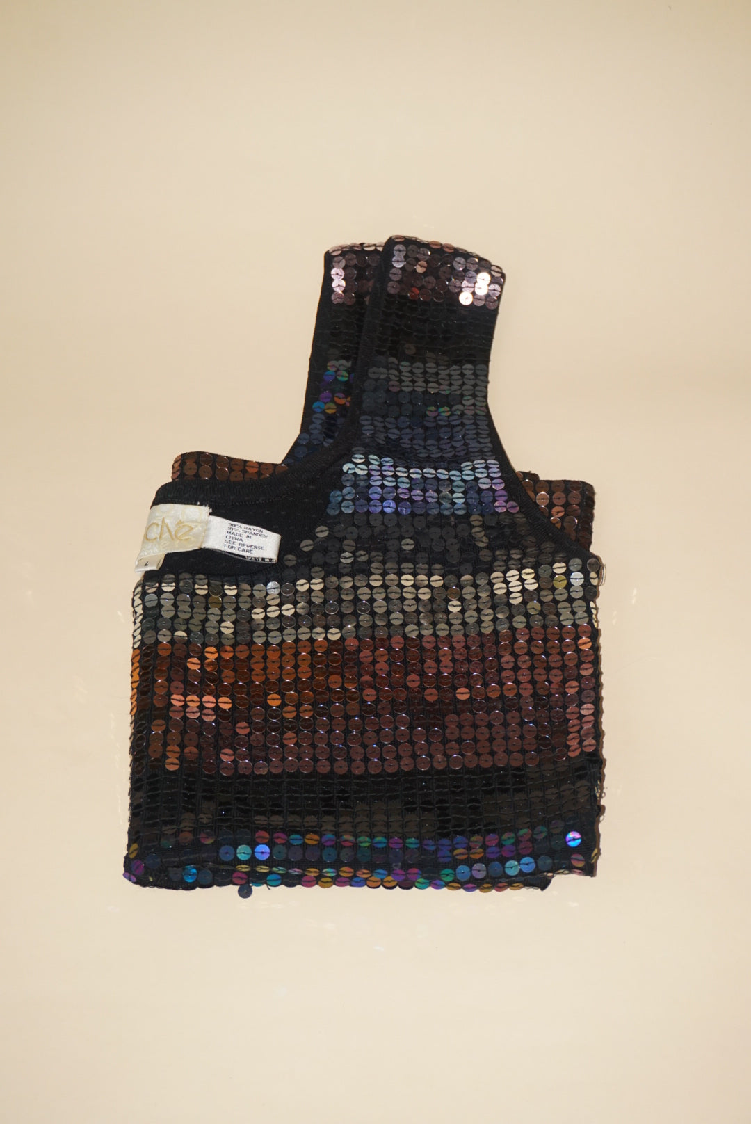Cache 90's Vintage Sequin Kit Blouse - Size Large