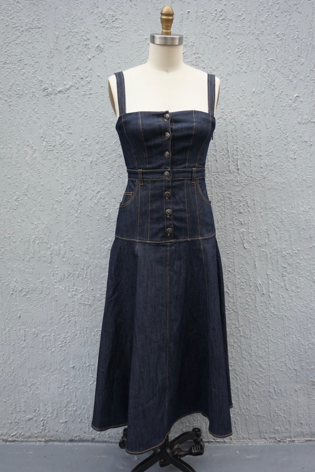 "Cinq à Sept" Stretch Denim Dark Wash "Veena" Dress NWT - Size 2