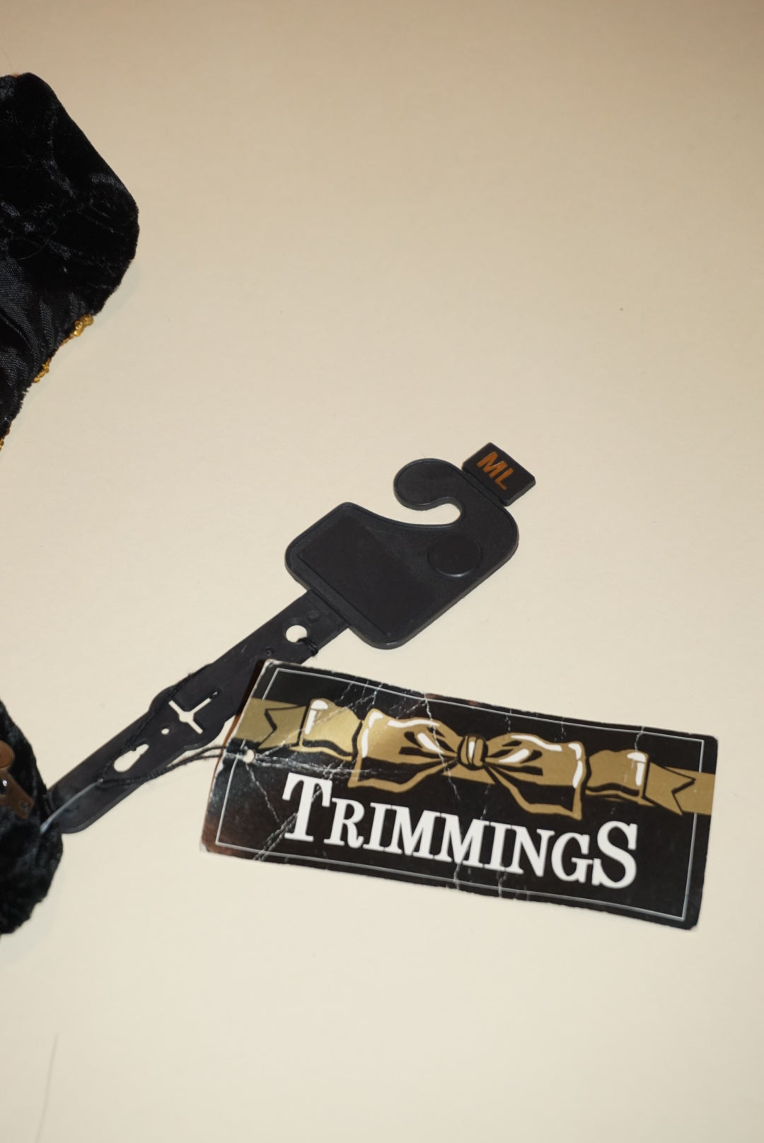 Vintage “Trimmings” Velvet Embellished 80’s Waist Belt NWT - Size Medium/Large