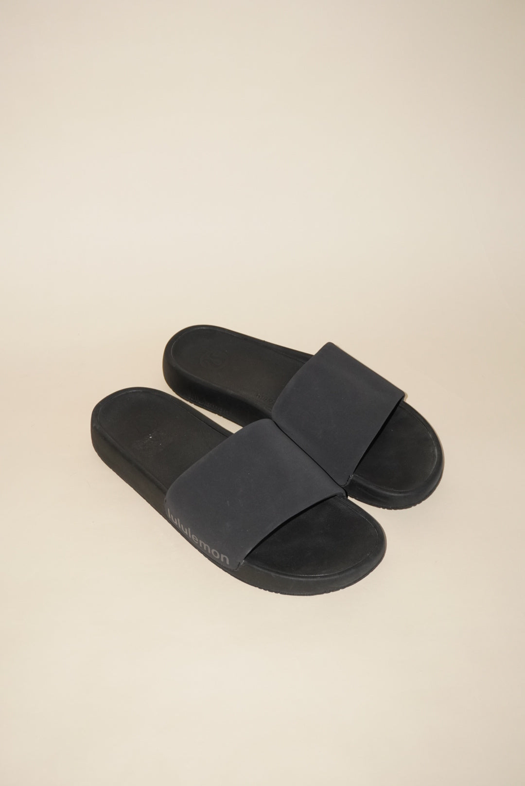 Lululemon Restfeel Black Slides - Size 10