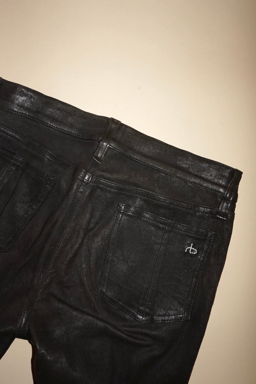 “Rag & Bone” Lambskin Leather Pants - Size 26
