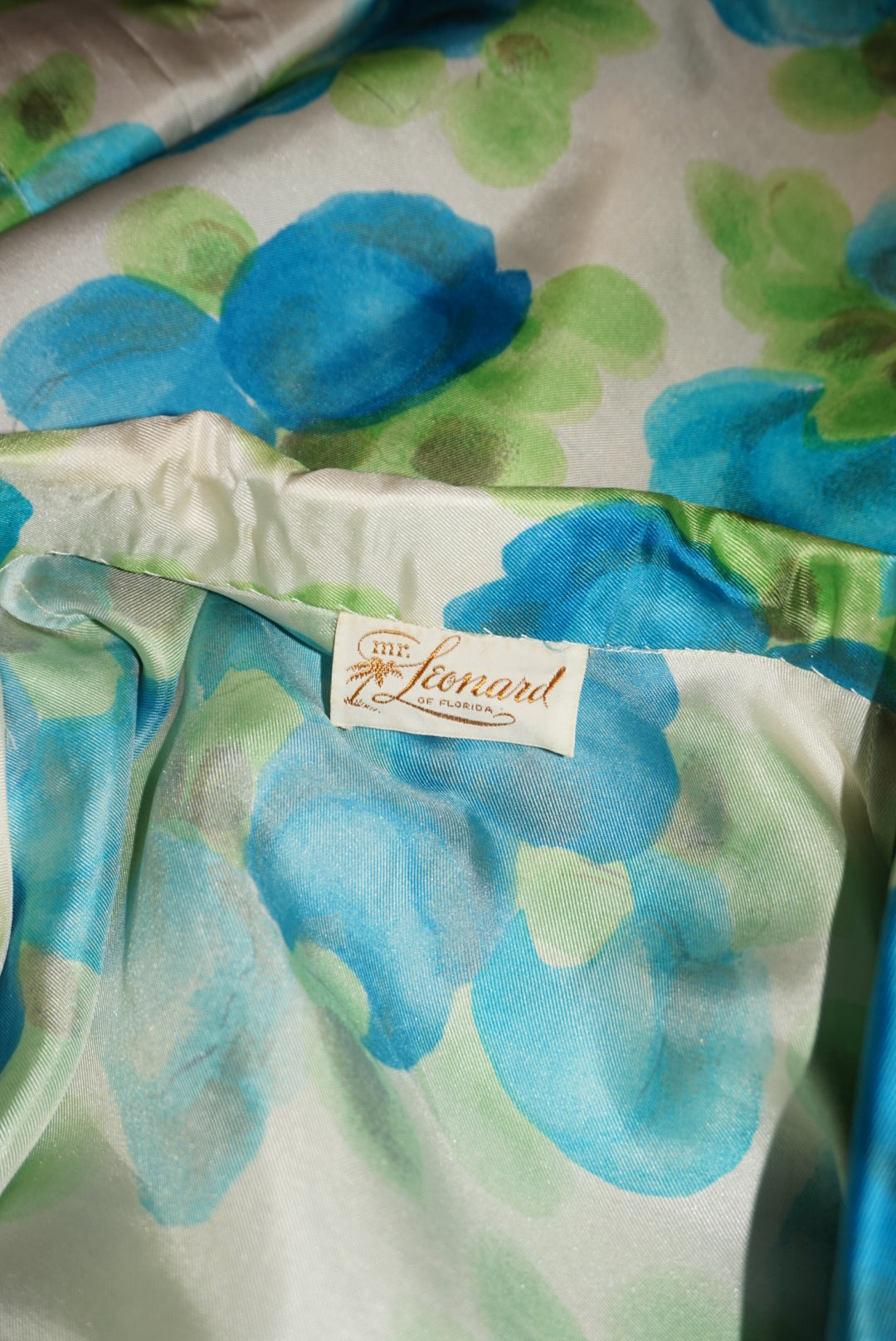 "Mr. Leonard" Silk Floral Blouse - Size Small