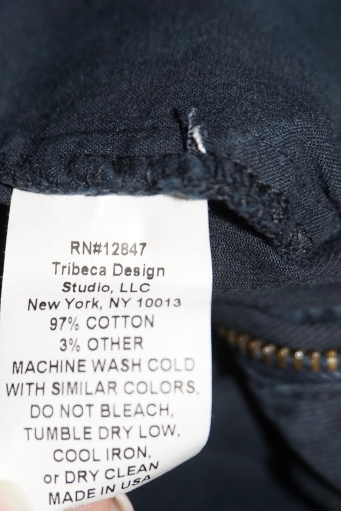 “Nili Lotan” Navy Cotton Pants - Size 4