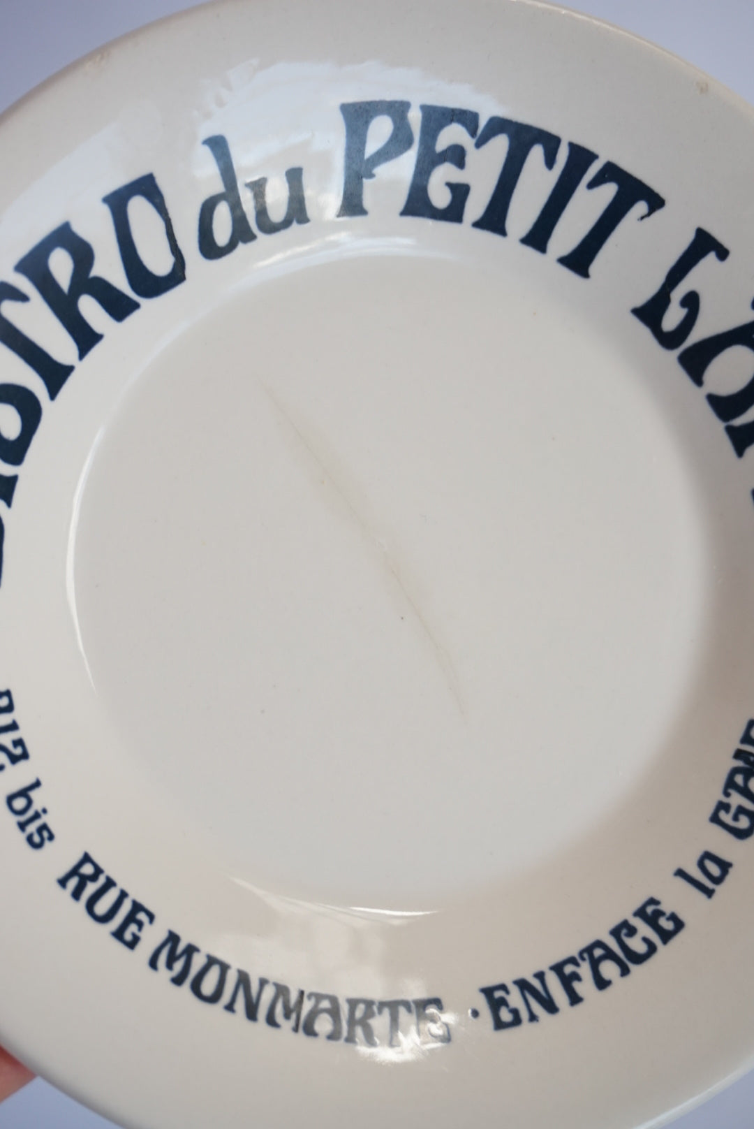 Vtg Howard Kaplan Sigma Bistro du Petit Lapin Small Saucer Dish - Set of 4