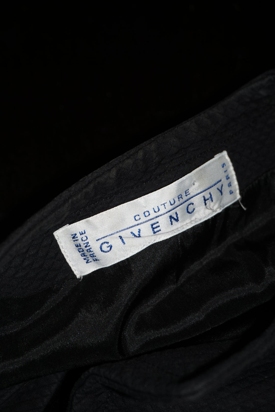 "Givenchy" Vintage Couture Black Quilted Cropped Bolero - Size Medium