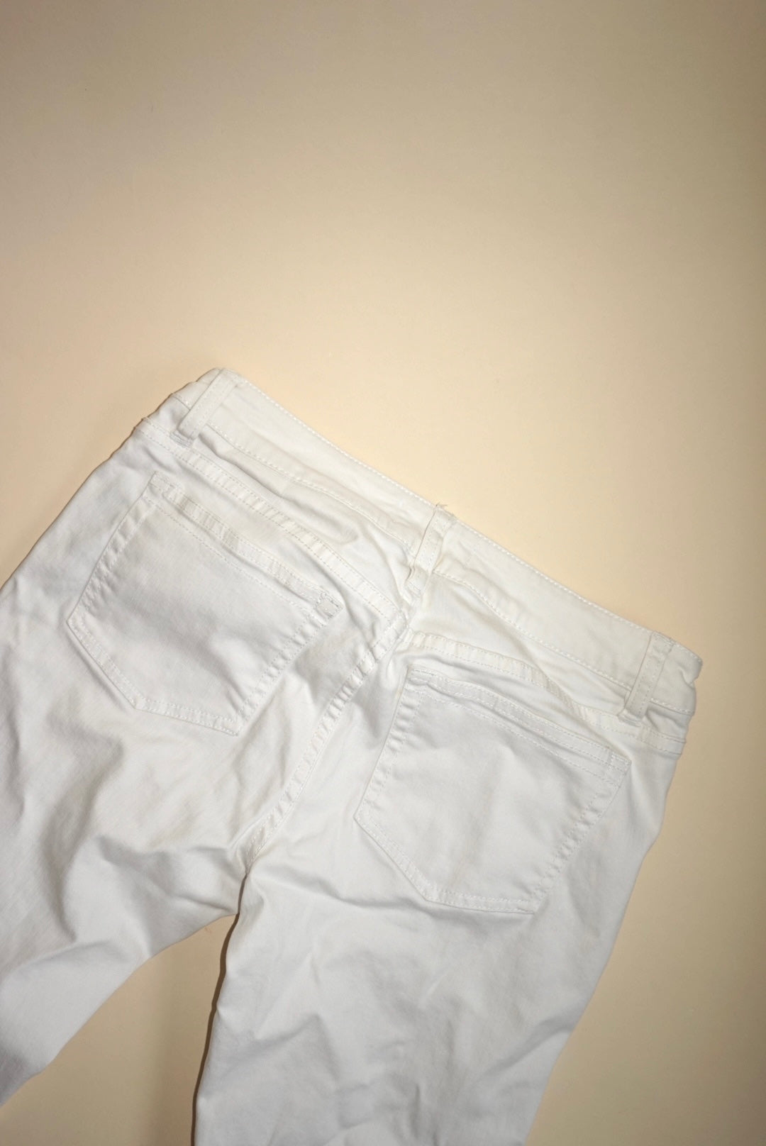“The Kooples” Short Fit Studded White Jeans - Size 27
