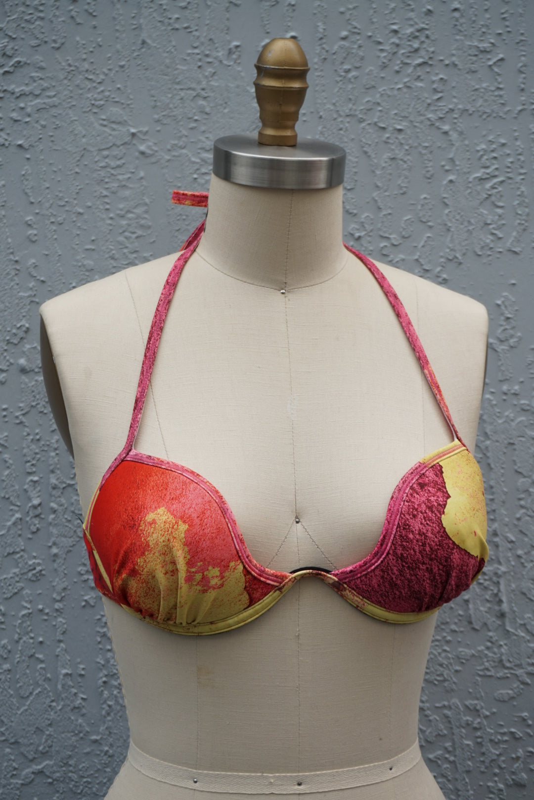 “Andrea Iyamah” “Gura” Underwire Bikini Eroi Print Top NWT - Size Medium