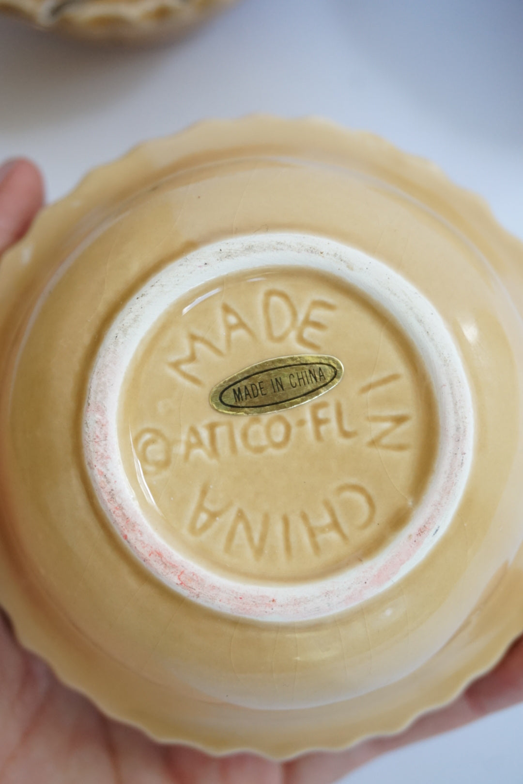 Vintage Atico 3pc Condiment Pie Dish Serving Set