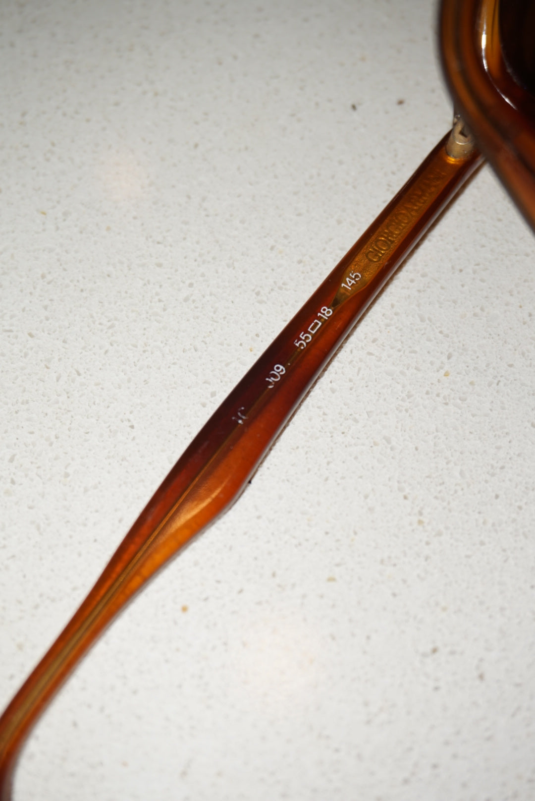 Giorgio Armani Amber Sunglasses Vintage (FLAW)