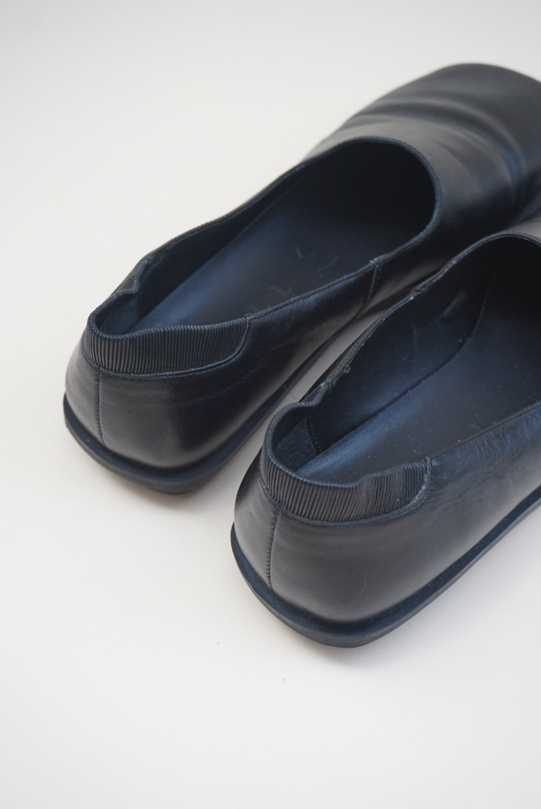 "J. Jill" Vintage 90's Leather Square Toe Loafers - Size 8