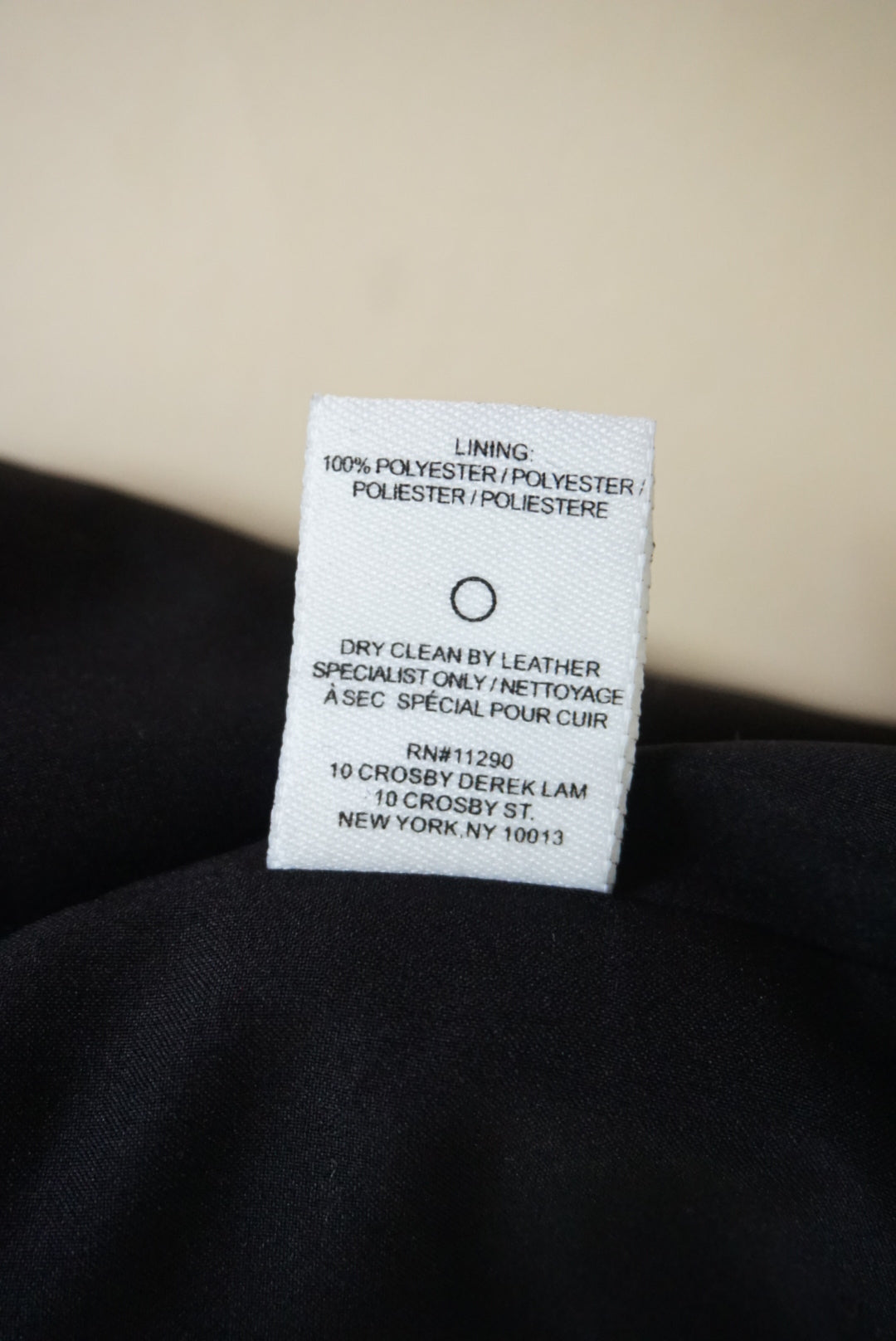 10 Crosby Derek Lam Navy/Black Wool Tweed Lambskin Leather Trim Moto Jacket - Size 2