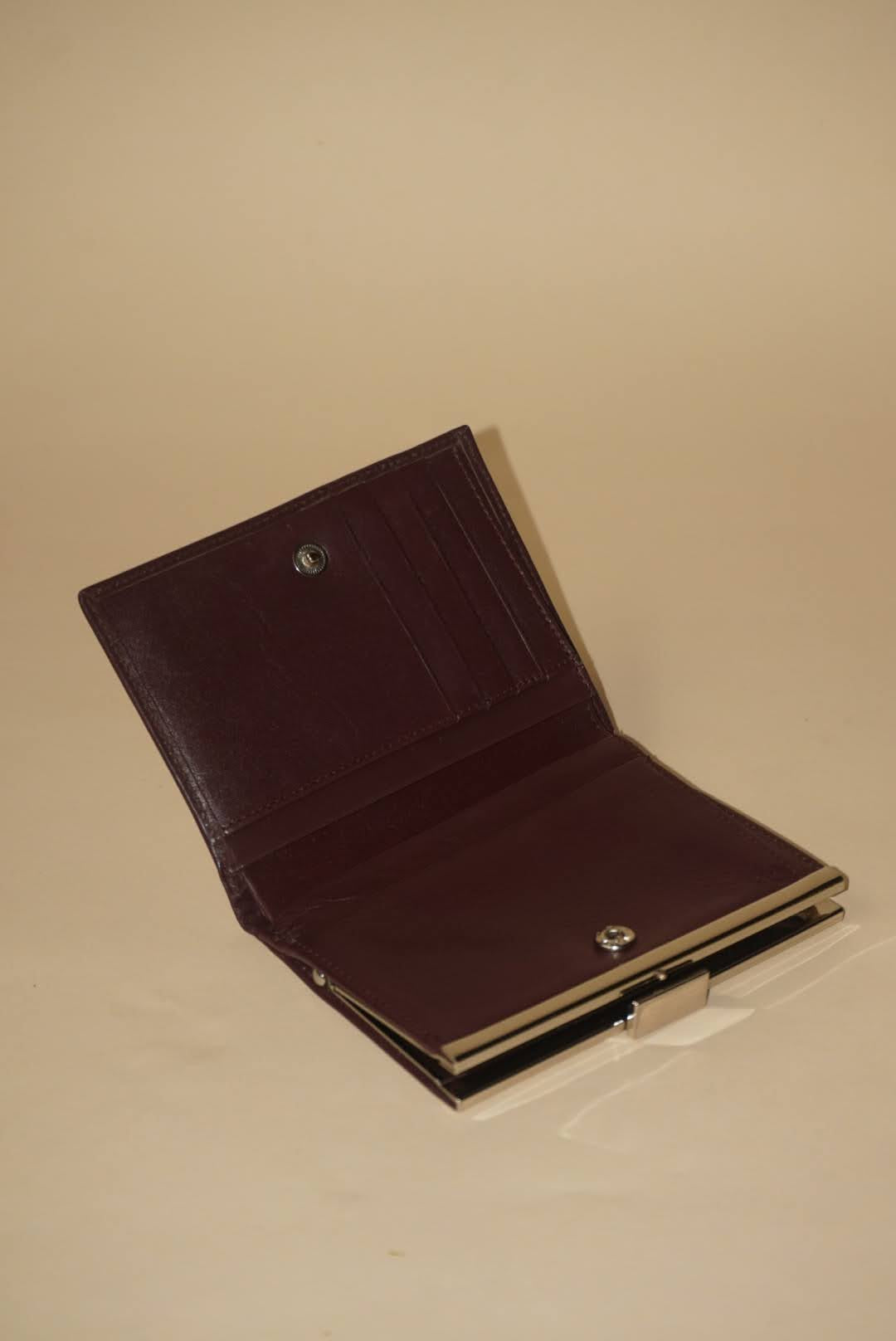 Ann Taylor Vintage Burgundy Leather Wallet