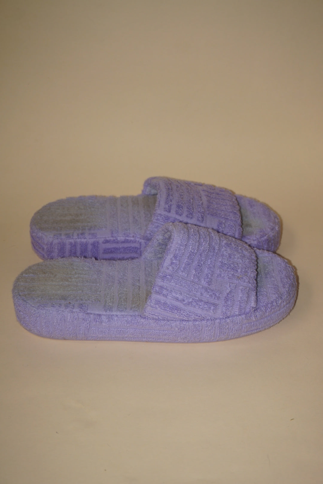 Bottega Veneta Lavender Terry Cloth Resort Sponge Slides - Size 37