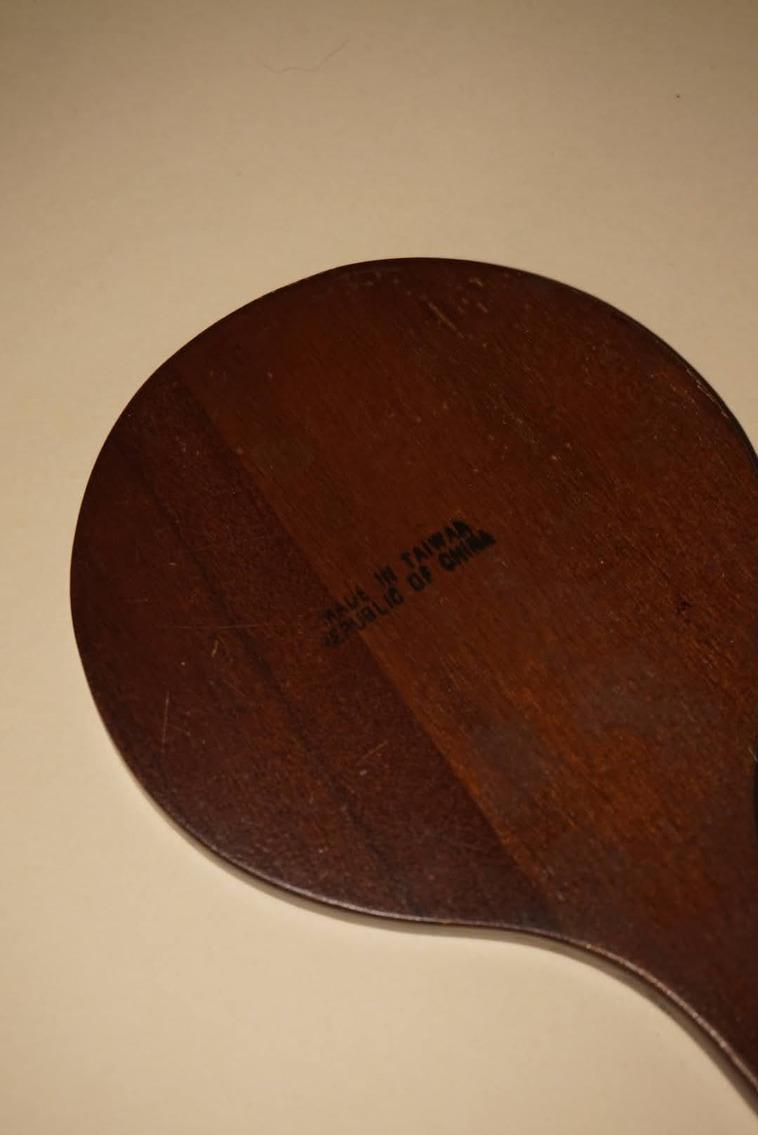 Vintage Wooden Tennis Racquet Coasters Cork Inset With Caddy - Set of 4