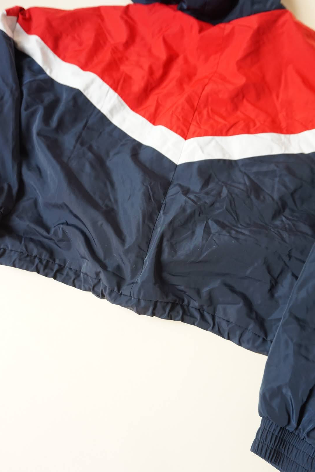 Tommy Hilfiger Cropped Windbreaker USA - Size XL