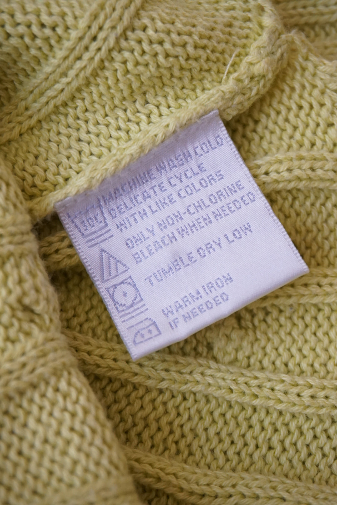 Vintage Pierre Cardin Cable Knit Green Abalone Polo - Size Medium