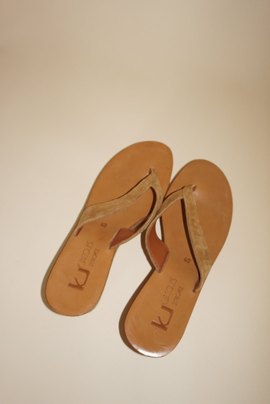 “K. Jacques” Cork Platform “Diorite” Sandals - Size 40