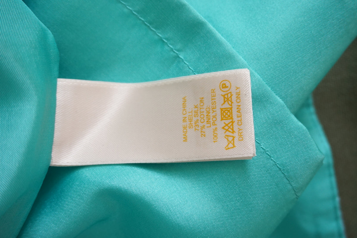 Kate Spade Sky Blue Sleeveless Silk Cocktail Dress - Size 6