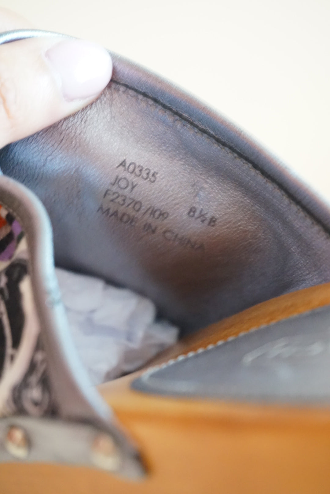 Coach Joy Patch Logo Wooden Clogs Y2K Pop Art Mule Clogs - Size 8.5