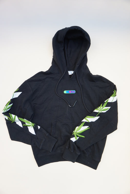 "Off-White" Weed Arrows Spring/Summer 2022 Hoodie - Size XS