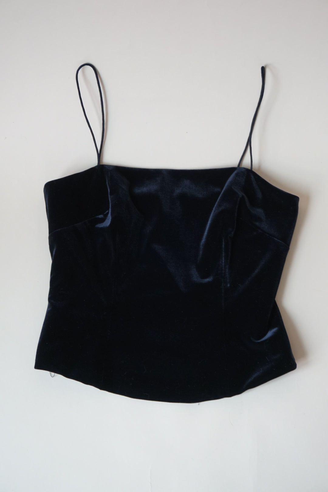 Donna Morgan Velvet Corset Top - Size 6