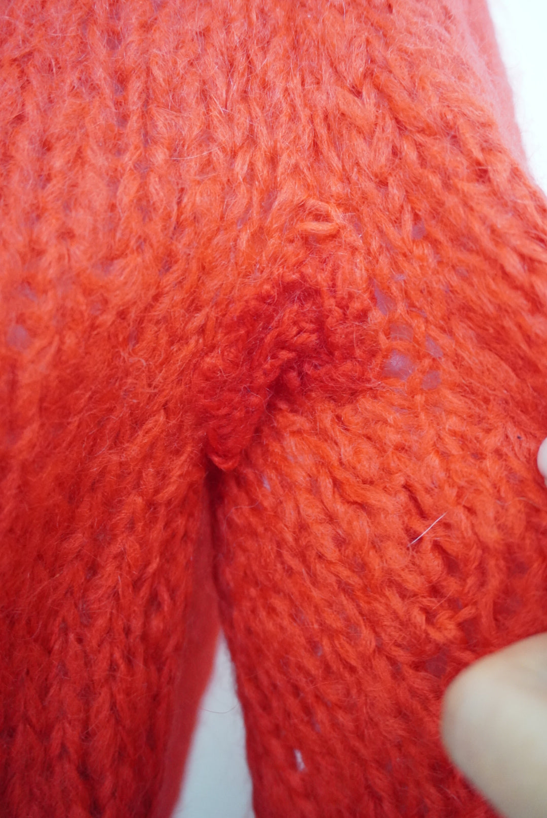 Vintage Red Hohair Sweater Made in Italy