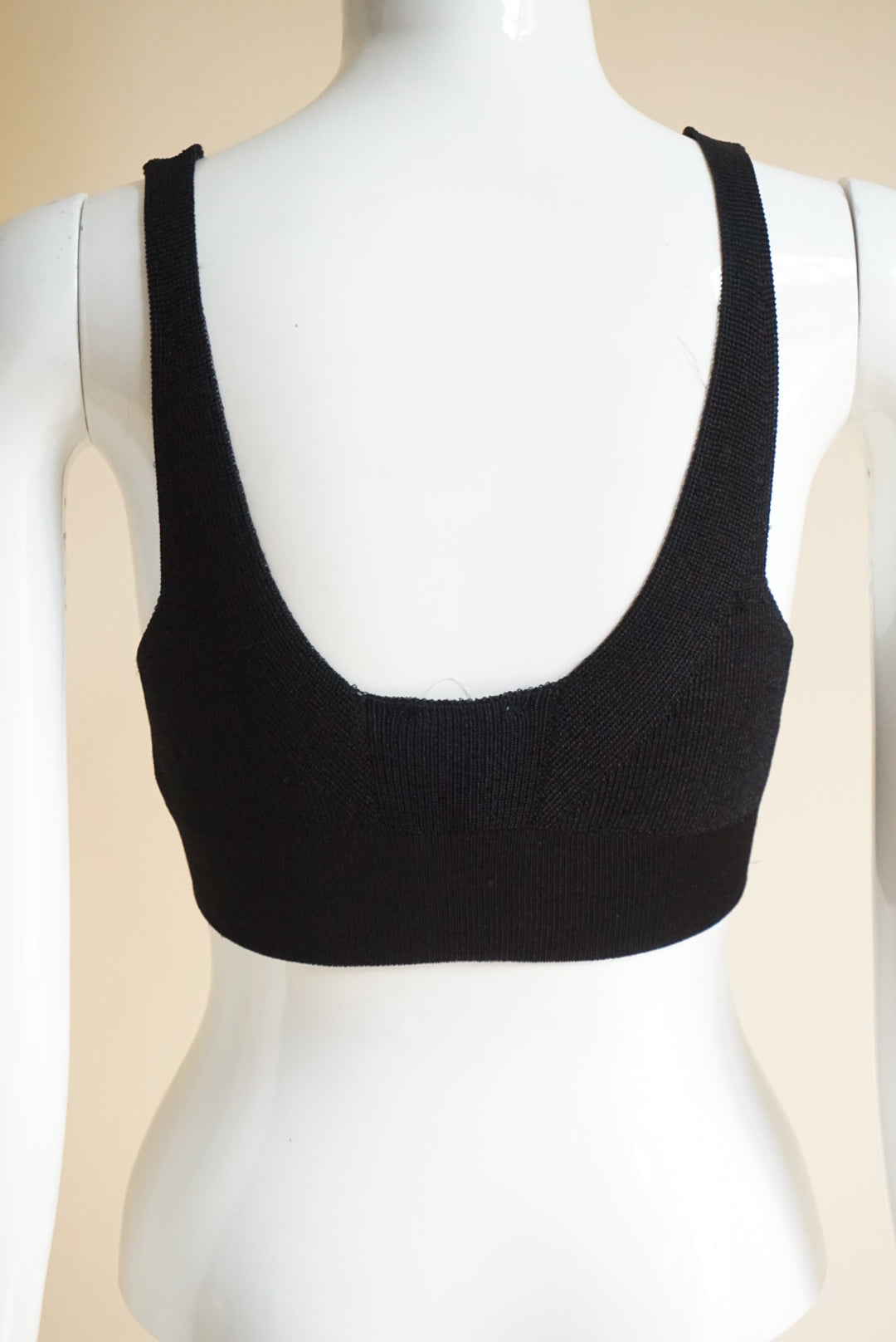 Intimately Free People Knit Black Cropped Bralette Tank NWT - Size Small