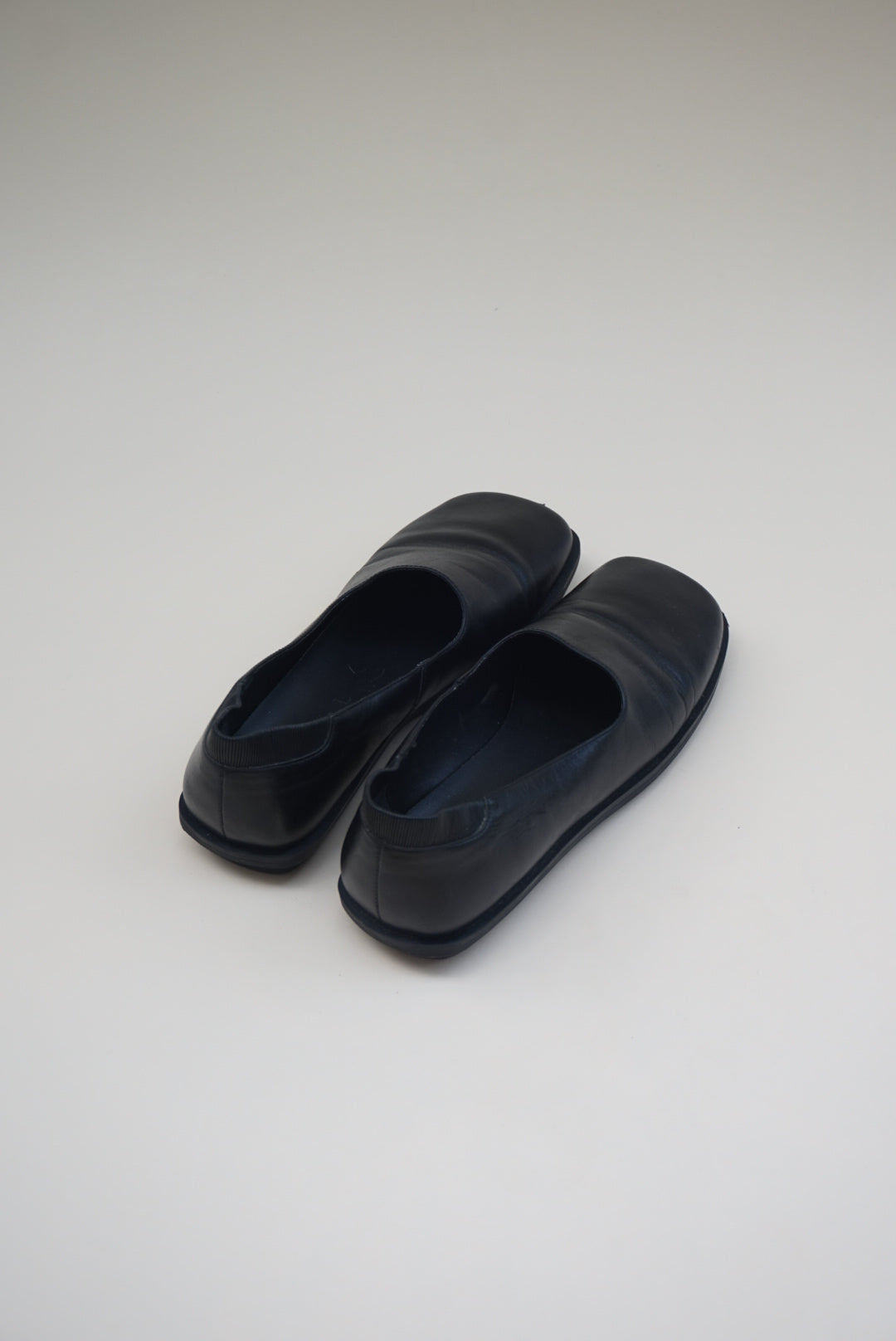 "J. Jill" Vintage 90's Leather Square Toe Loafers - Size 8