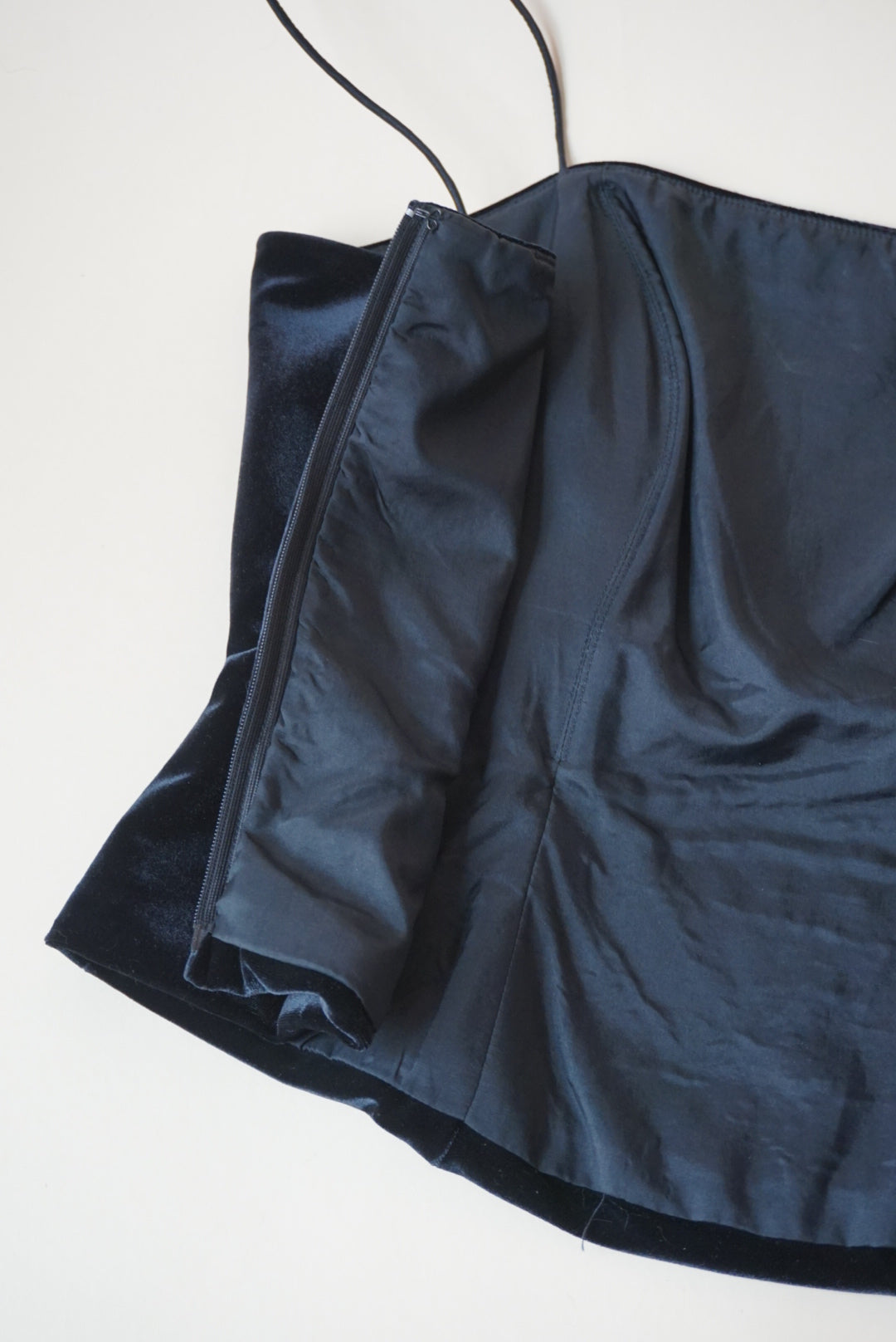 Donna Morgan Velvet Corset Top - Size 6