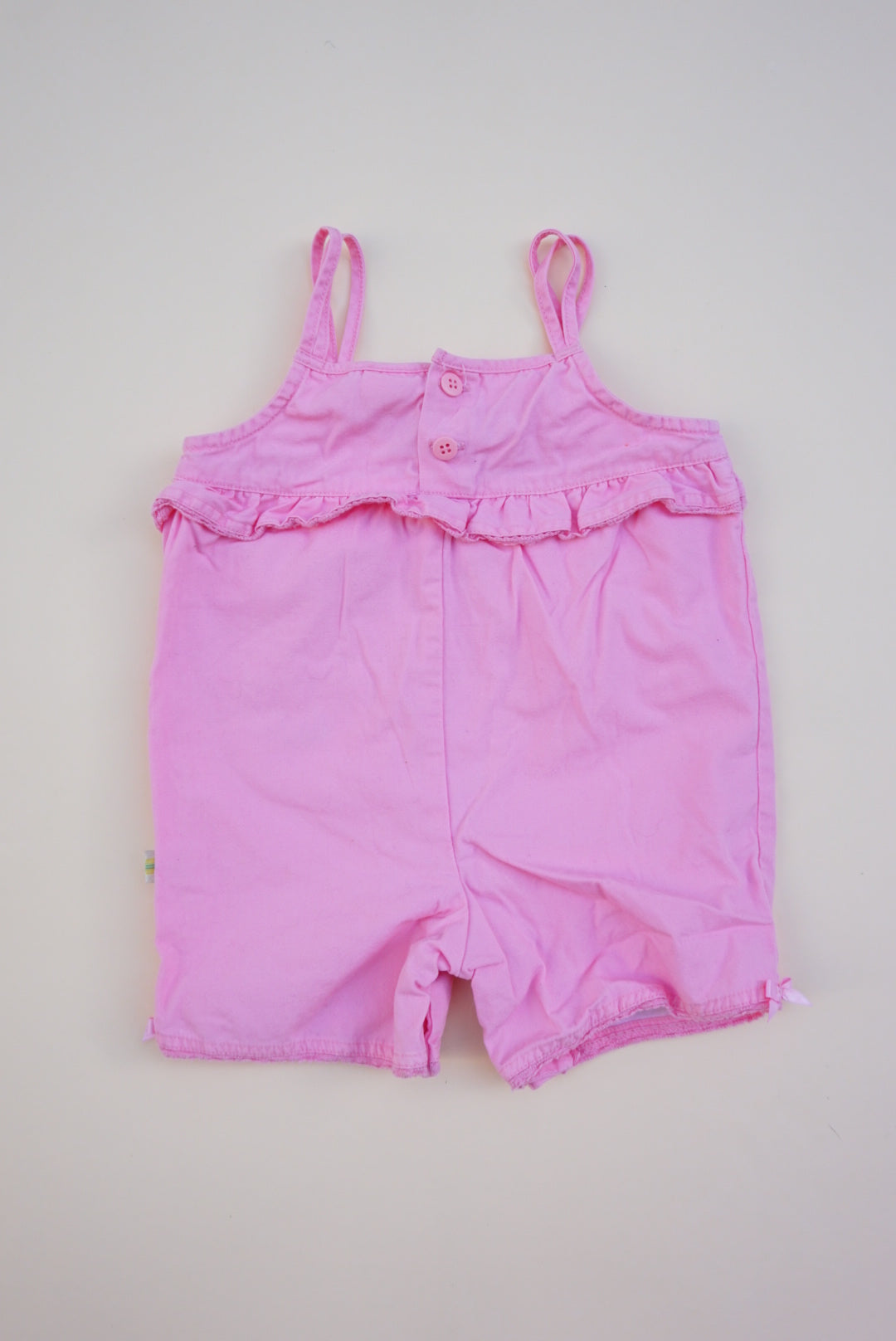 Vintage "Classic Pooh" Winnie The Pooh Pink Romper Y2K Jumper - Size 3 Months