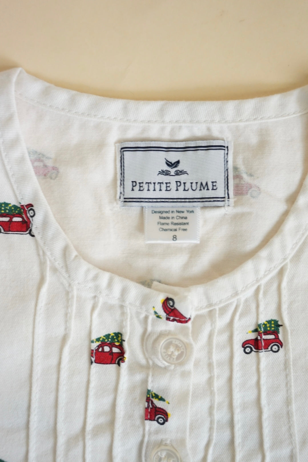 Petite Plum Christmas Holiday Journey Beatrice Girls Nightgown - Size 8