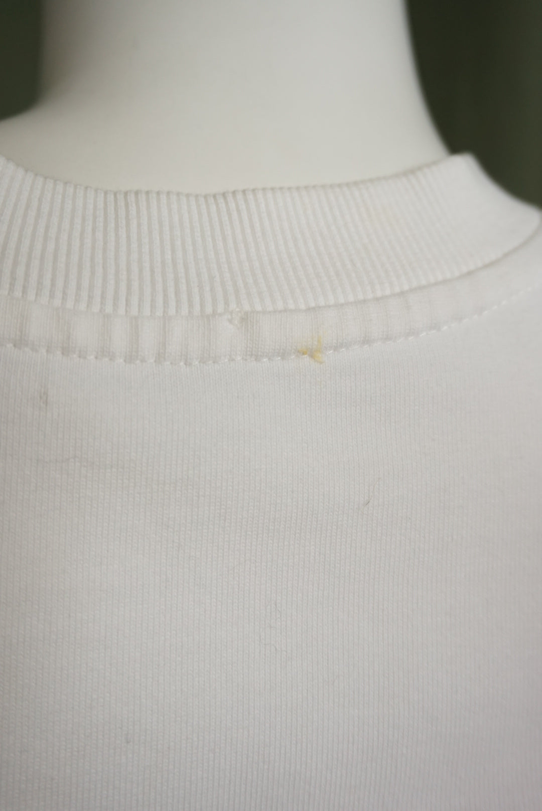 Jil Sander White Cotton Heavy Weight Oversized Logo Tee