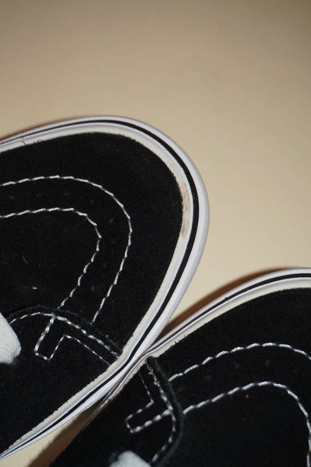 "Van's" Black/White "Sk8-Hi" Sneakers - Size 7.5