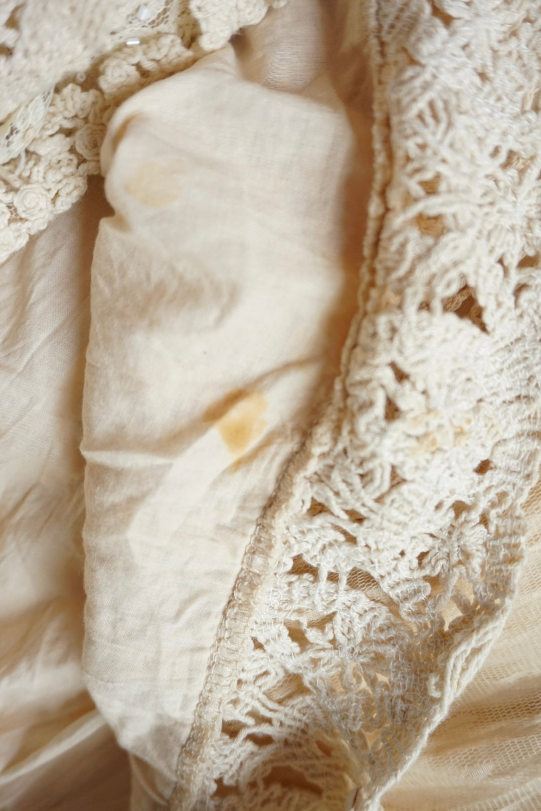 Hazel Anthropologie Y2K Lace Boho Gauzy Baby Doll Dress - Size Large