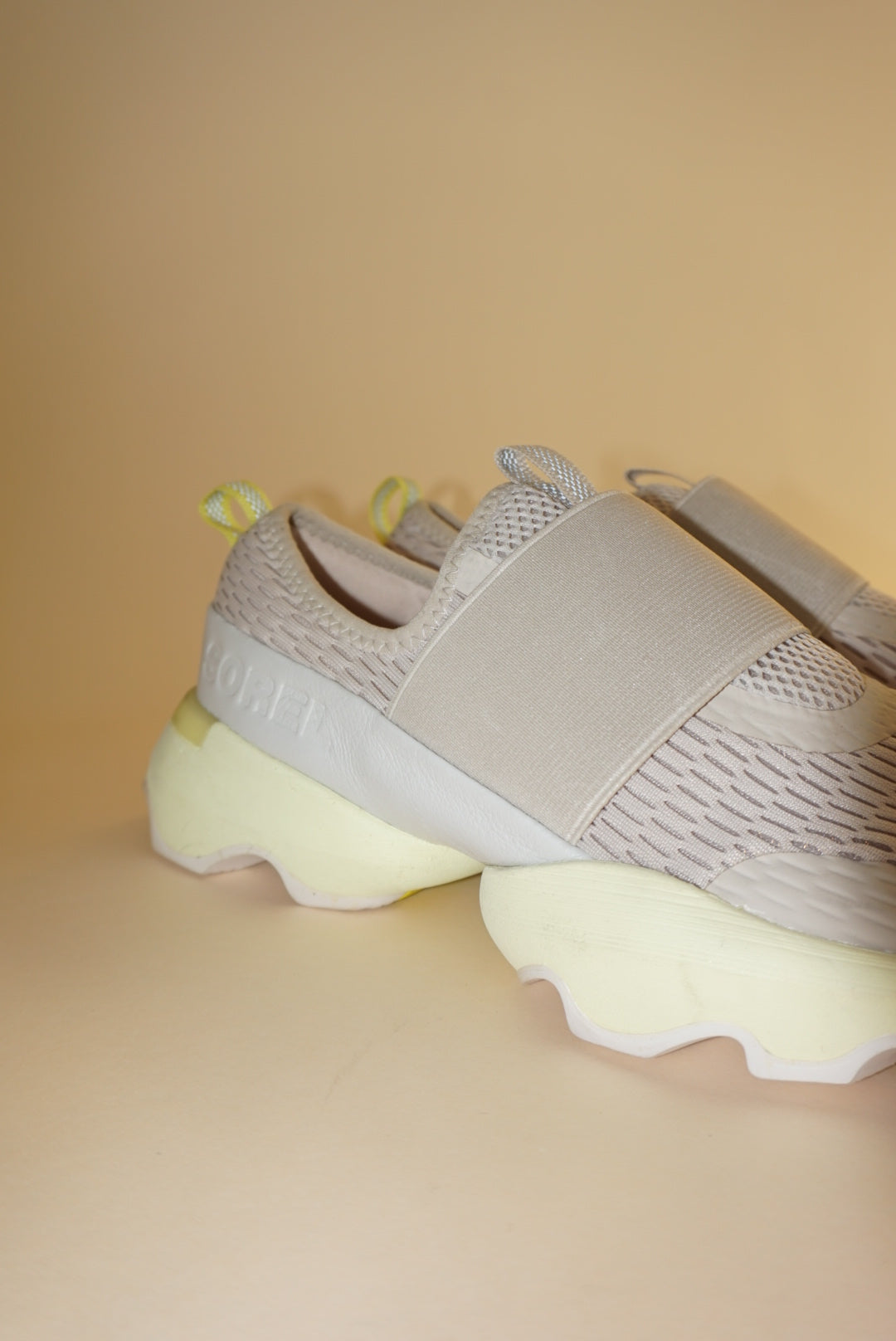 “Sorel” Dark Stone Impact Strap “Kinetic” Sneaker - Size 8