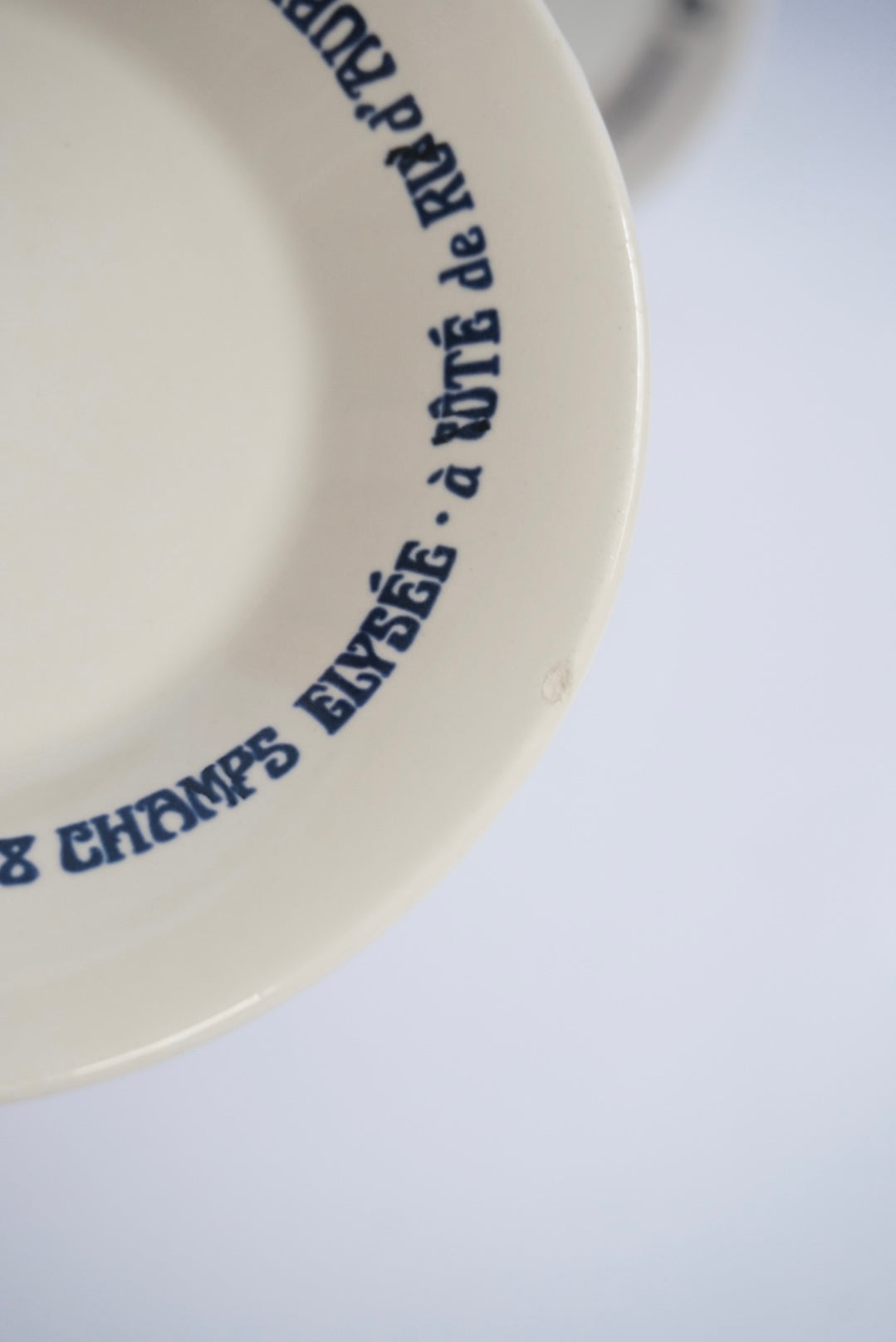 Vtg Howard Kaplan Sigma Cafe Aux Dames De Paris Small Saucer Dish - Set of 4
