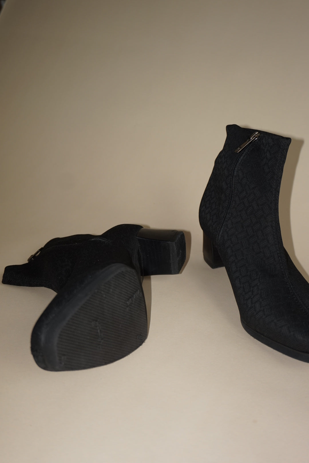 Peter Kaiser Black Osara Booties - Size 5.5