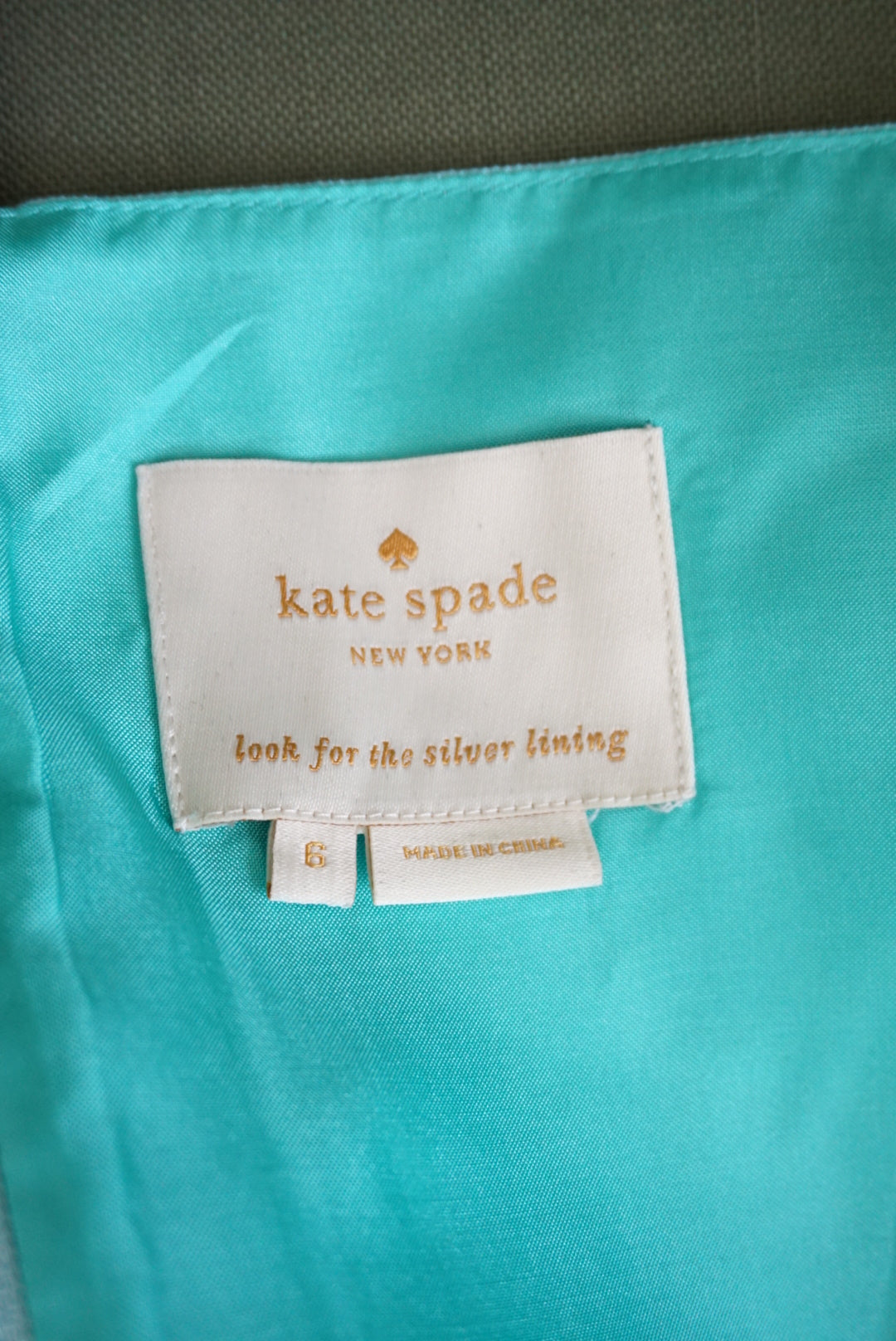 Kate Spade Sky Blue Sleeveless Silk Cocktail Dress - Size 6