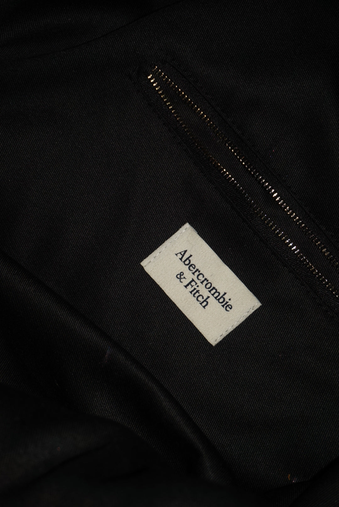 Abercrombie & Fitch Striped Resort Straw Packable Black/Tan Tote Bag