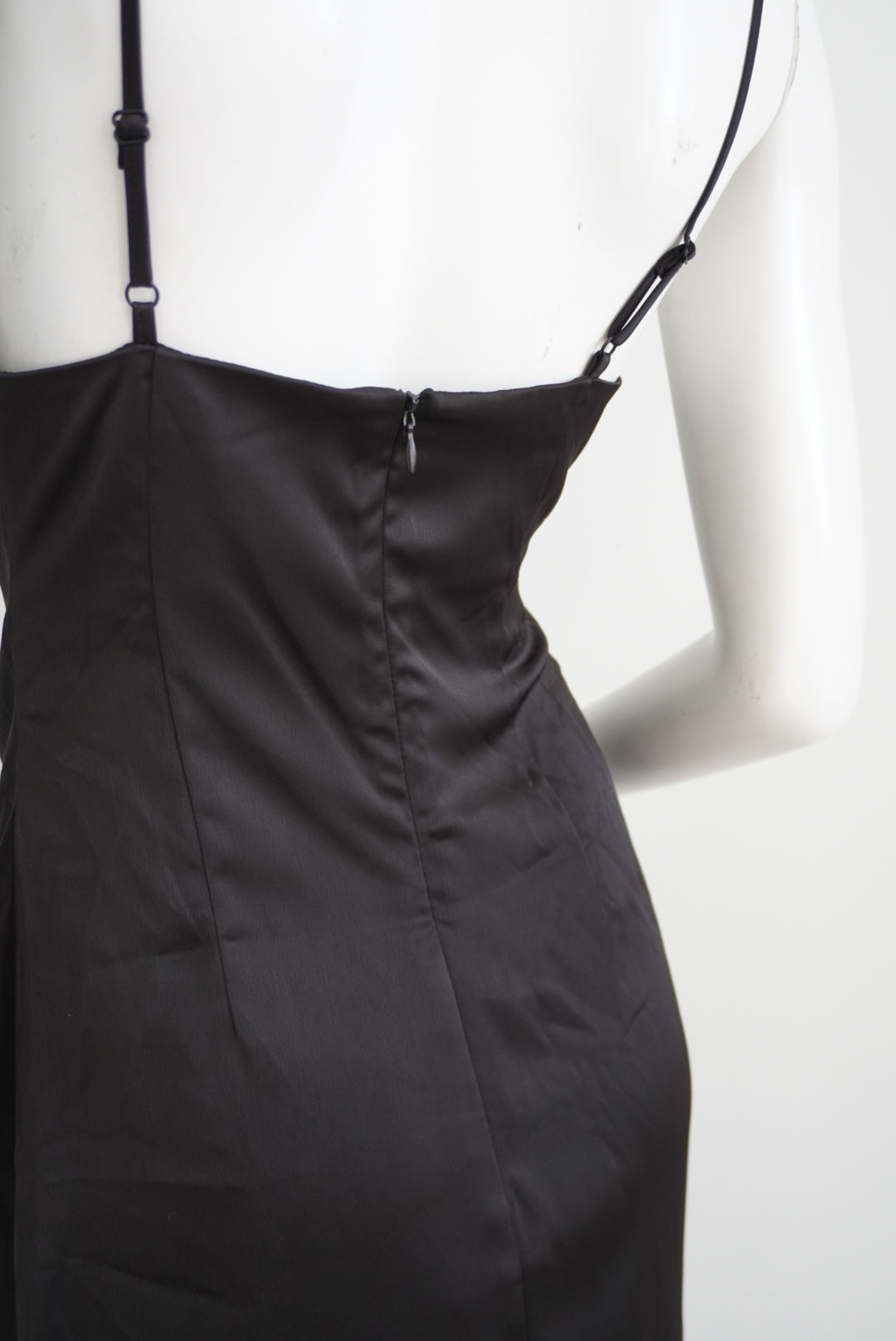 Urbanoutfitters Black Cowl Neck Mini Black Slip Dress NWT - Size Small P