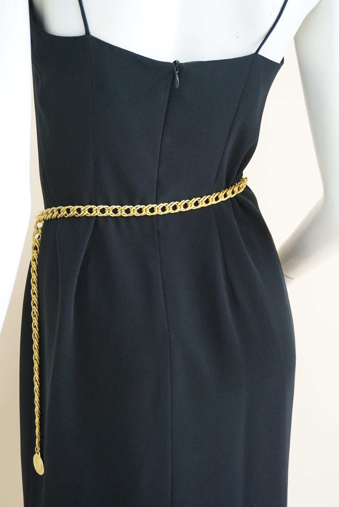 Vintage 80's Susan Graver 3-Tier Gold Chain Belt