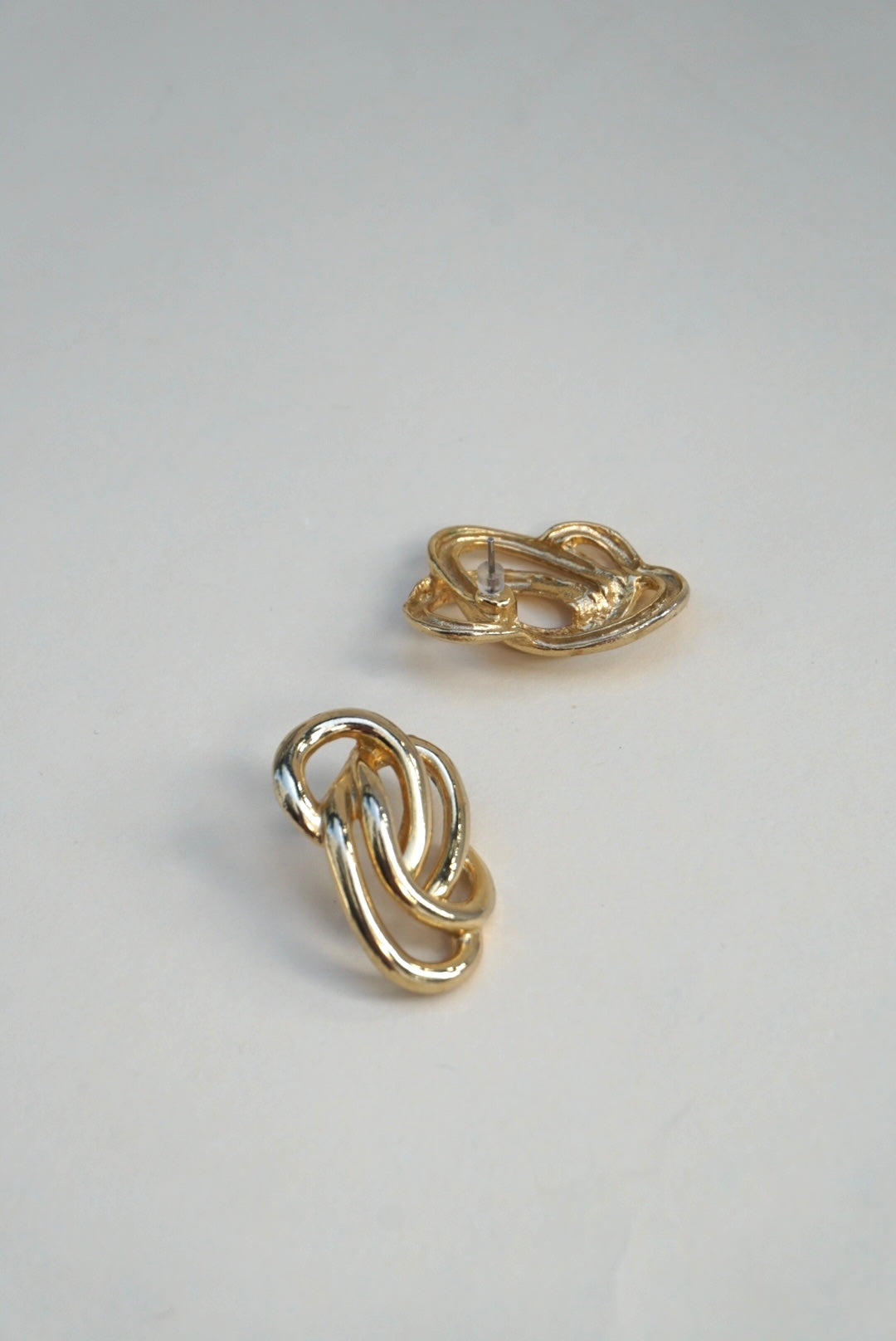 Twisted Knot Costume Earrings