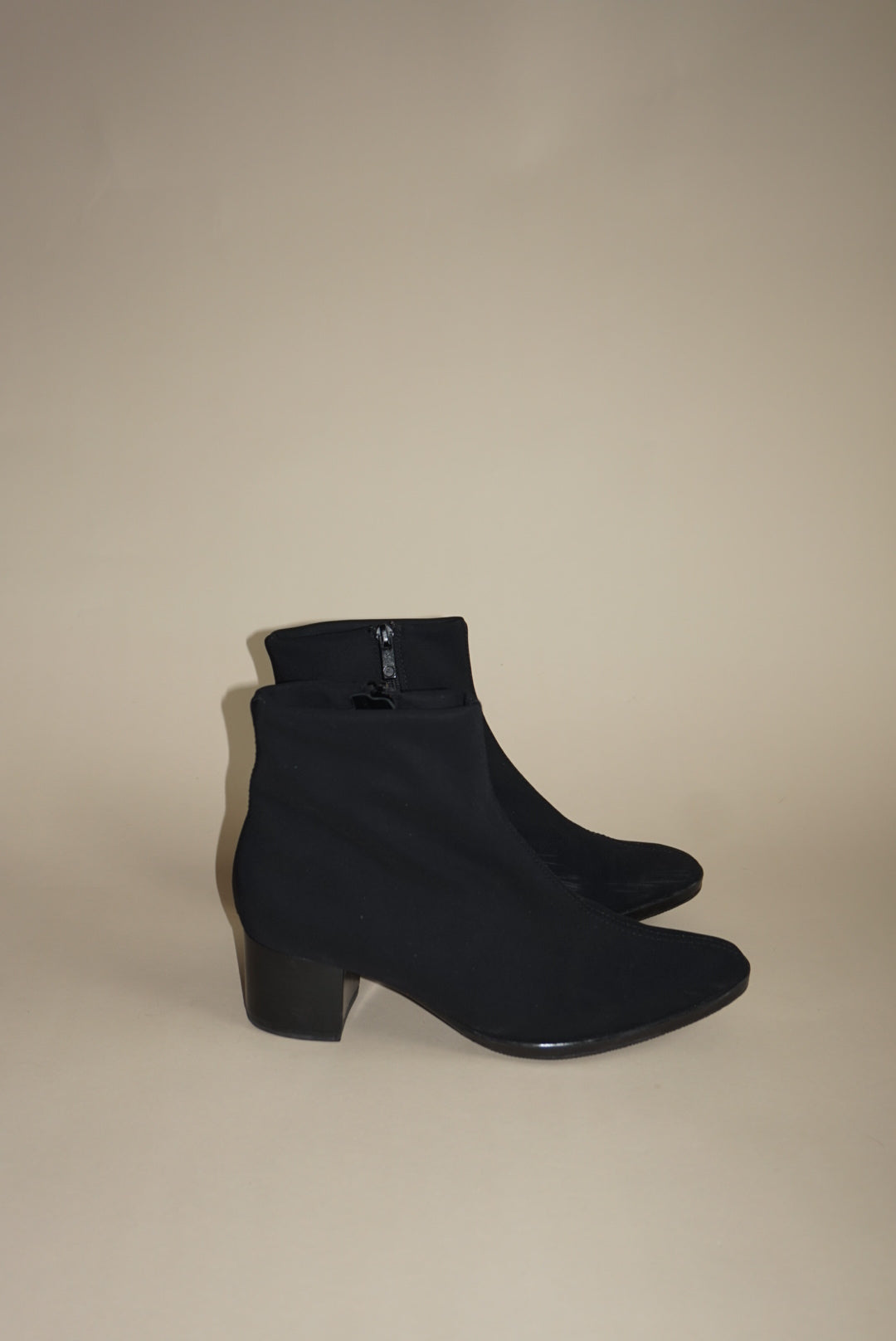Peter Kaiser Neoprene Black Ankle Booties - Size 5.5