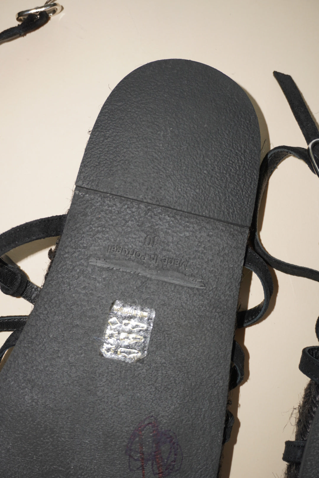 Brochu Walker Black Dawson Espadrille Sandals - Size 10