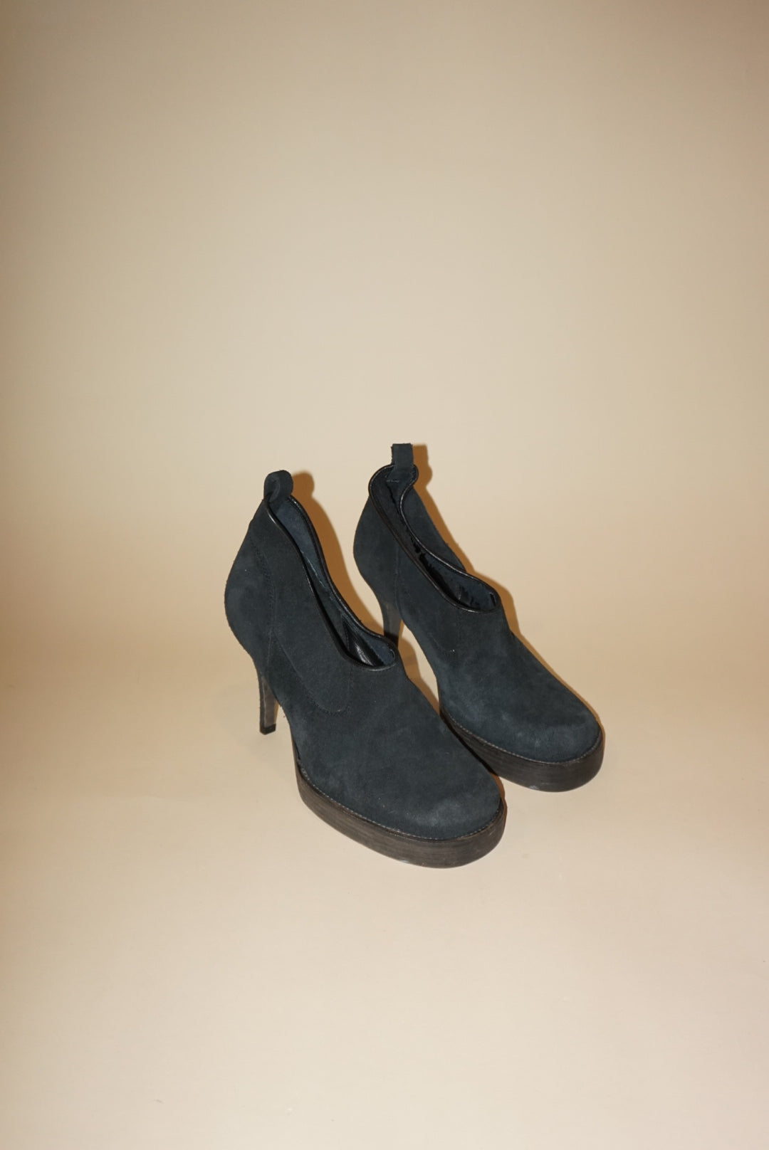 Rick Owens Suede Booties - Size 35